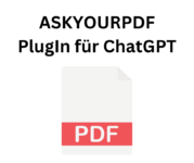 PDF Icon und der Titel AskyourPDF Plugin für ChatGPT
